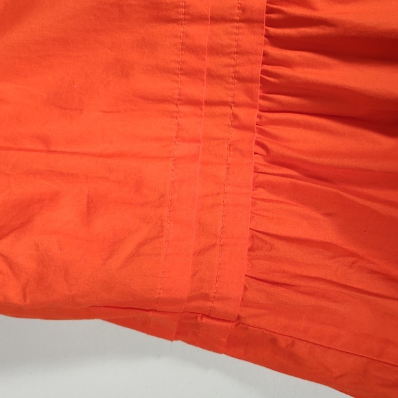 Quince organic cotton tiered maxi dress orange S - Picture 11 of 12